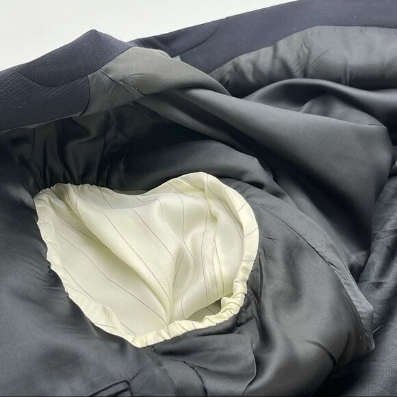 KAA by Krizia x Dillard's Navy Suit Jacket Sz 42R - Picture 9 of 14